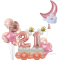 Happy Birthday Foil number globos foil letter balloons for birthday party Supplier